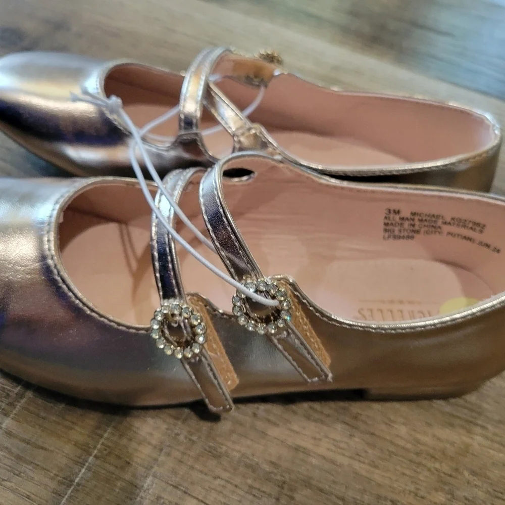 Seychelles Metallic Gold Kids Shoes by